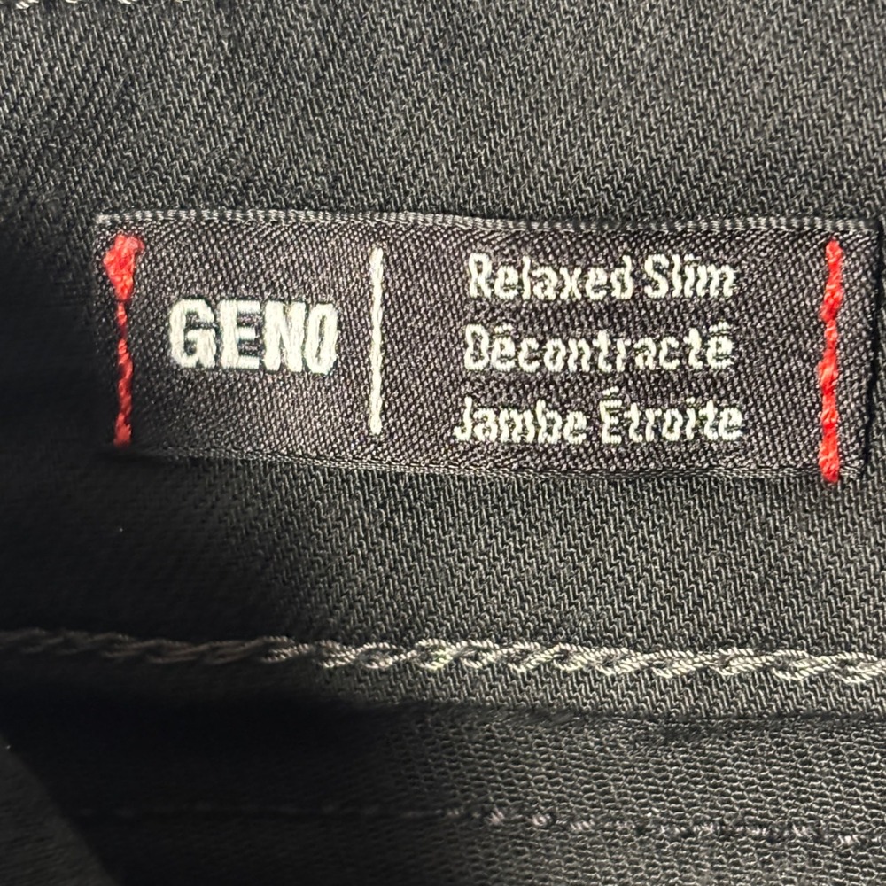 True Religion Jeans Mens 34 Black Geno Relaxed Slim Fit Stretch Denim Pants - Picture 5 of 16